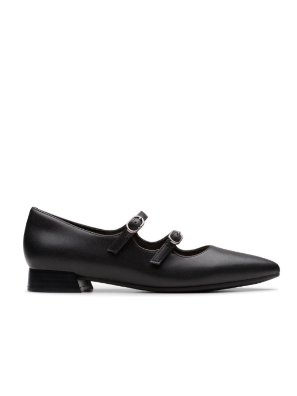 Womens Clarks Natalyn Lane Mary Jane Shoes. Black Leather, 26181929